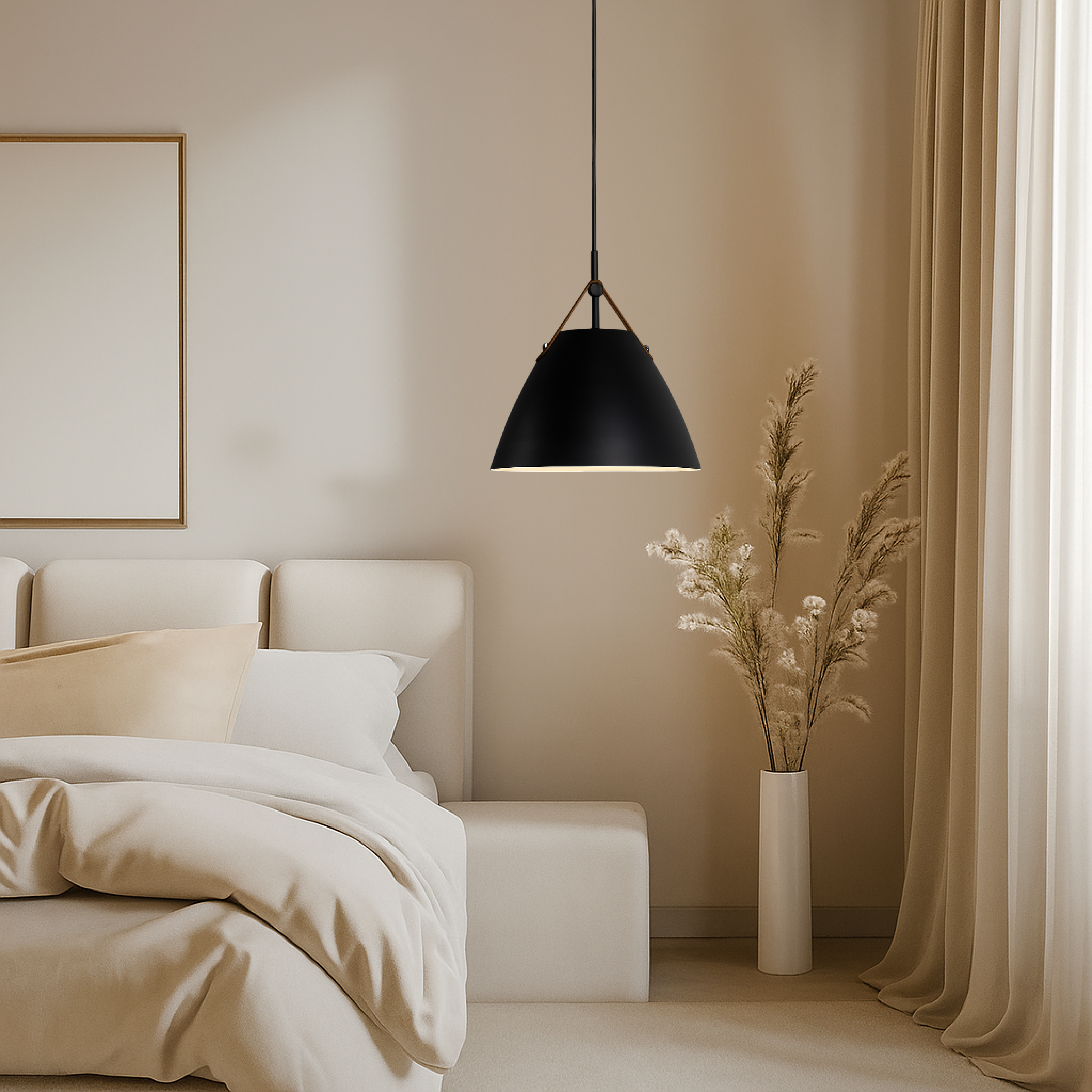 Alvoro | Lampa wisząca o nowoczesnym stożkowym kształcie