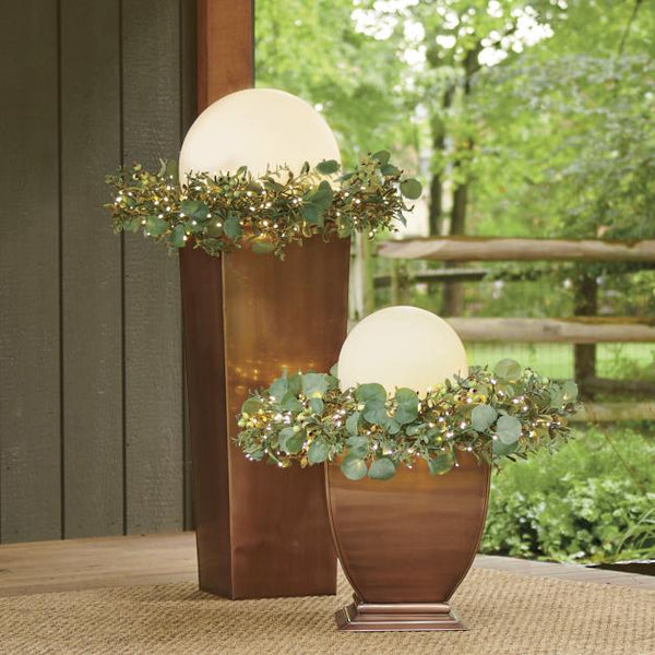 Liora | Lampa solarna LED w kształcie kuli na ścieżkę ogrodową