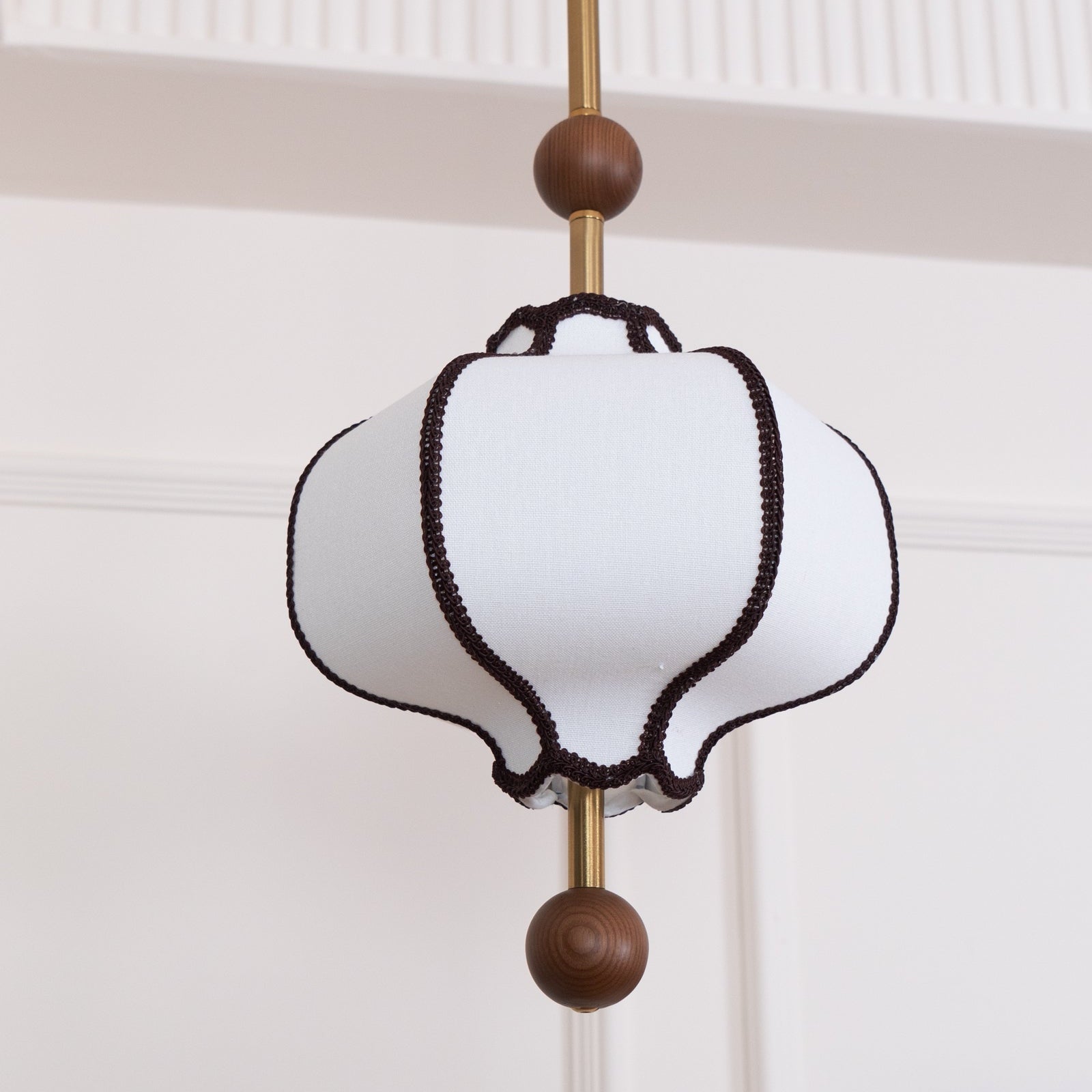 Lica | Minimalistyczna skandynawska lampa wisząca z tkaniny