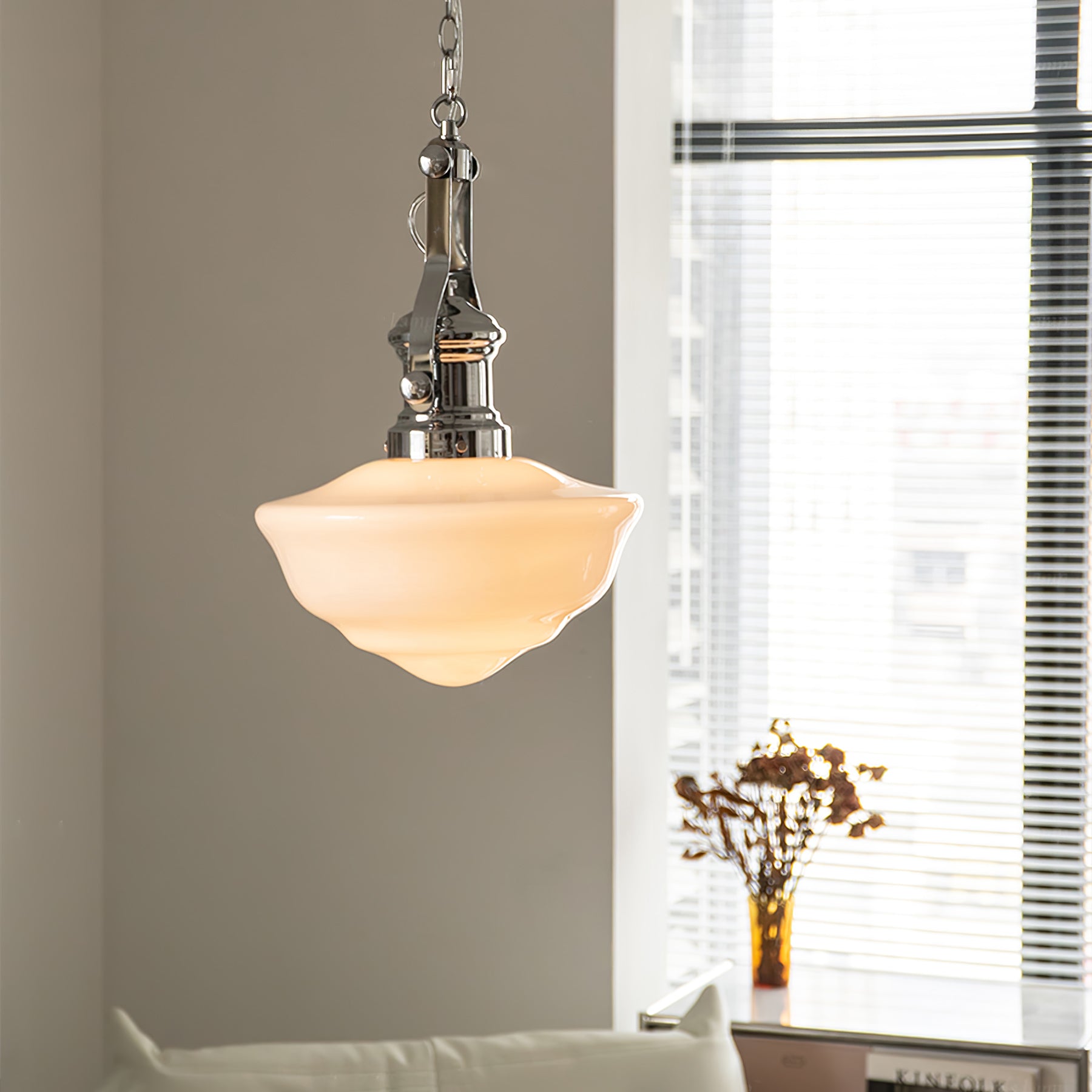 Amaris | Szklana lampa wisząca w stylu vintage