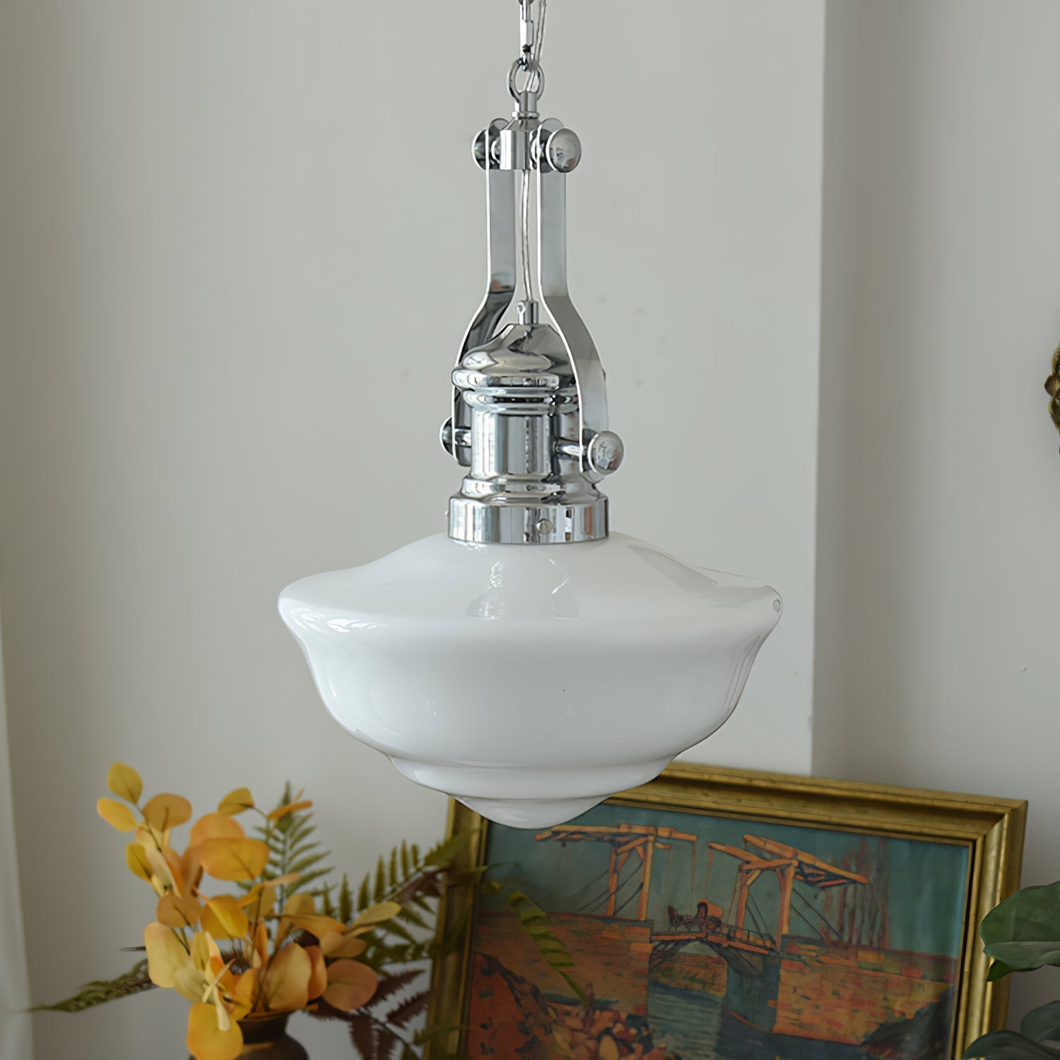 Amaris | Szklana lampa wisząca w stylu vintage