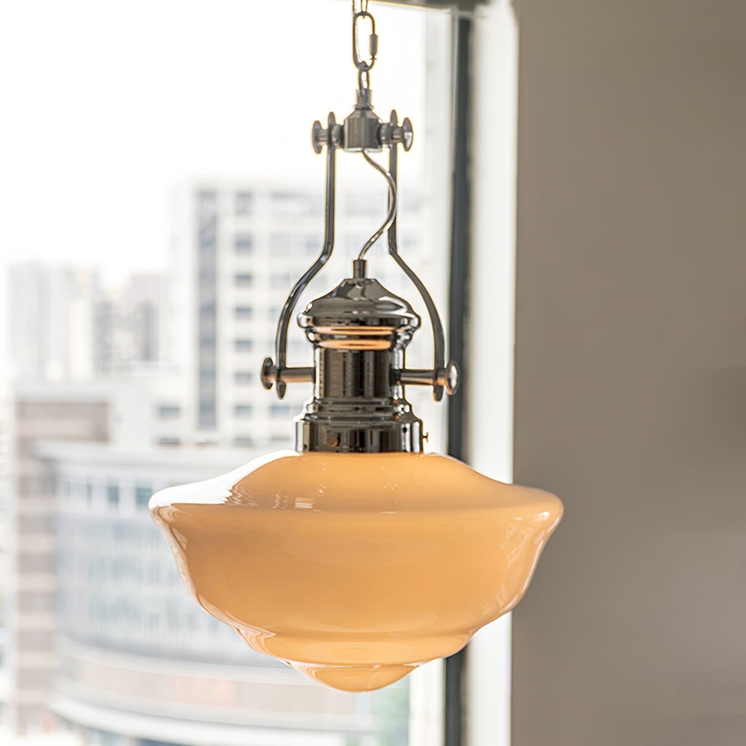 Amaris | Szklana lampa wisząca w stylu vintage