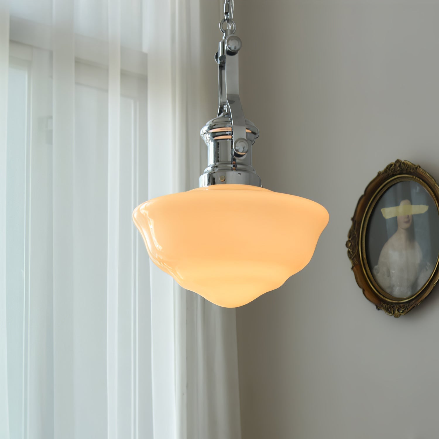 Amaris | Szklana lampa wisząca w stylu vintage
