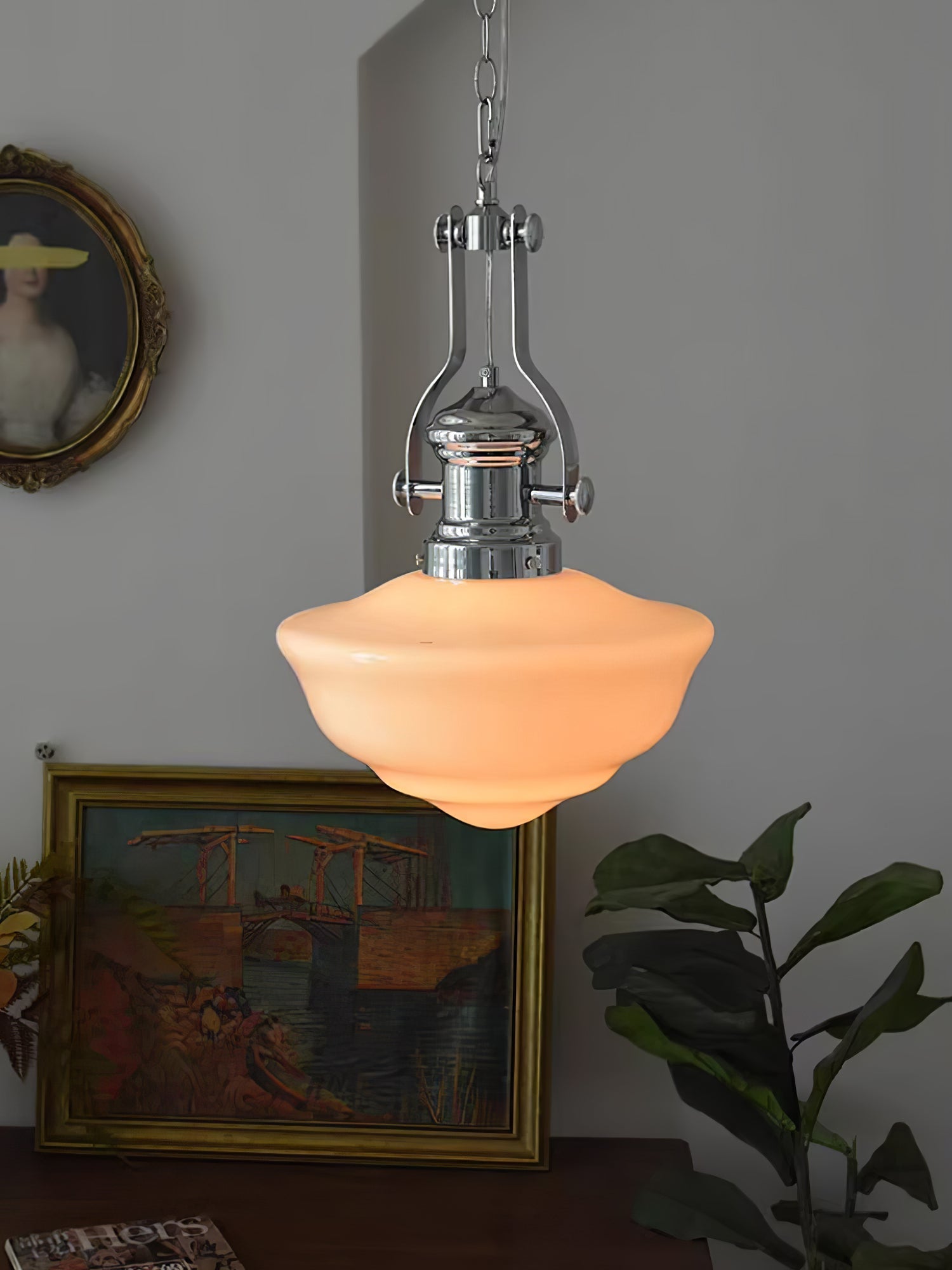 Amaris | Szklana lampa wisząca w stylu vintage