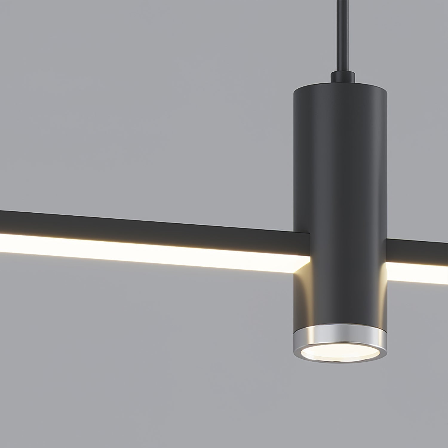Linn | Minimalistyczna metalowa lampa wisząca