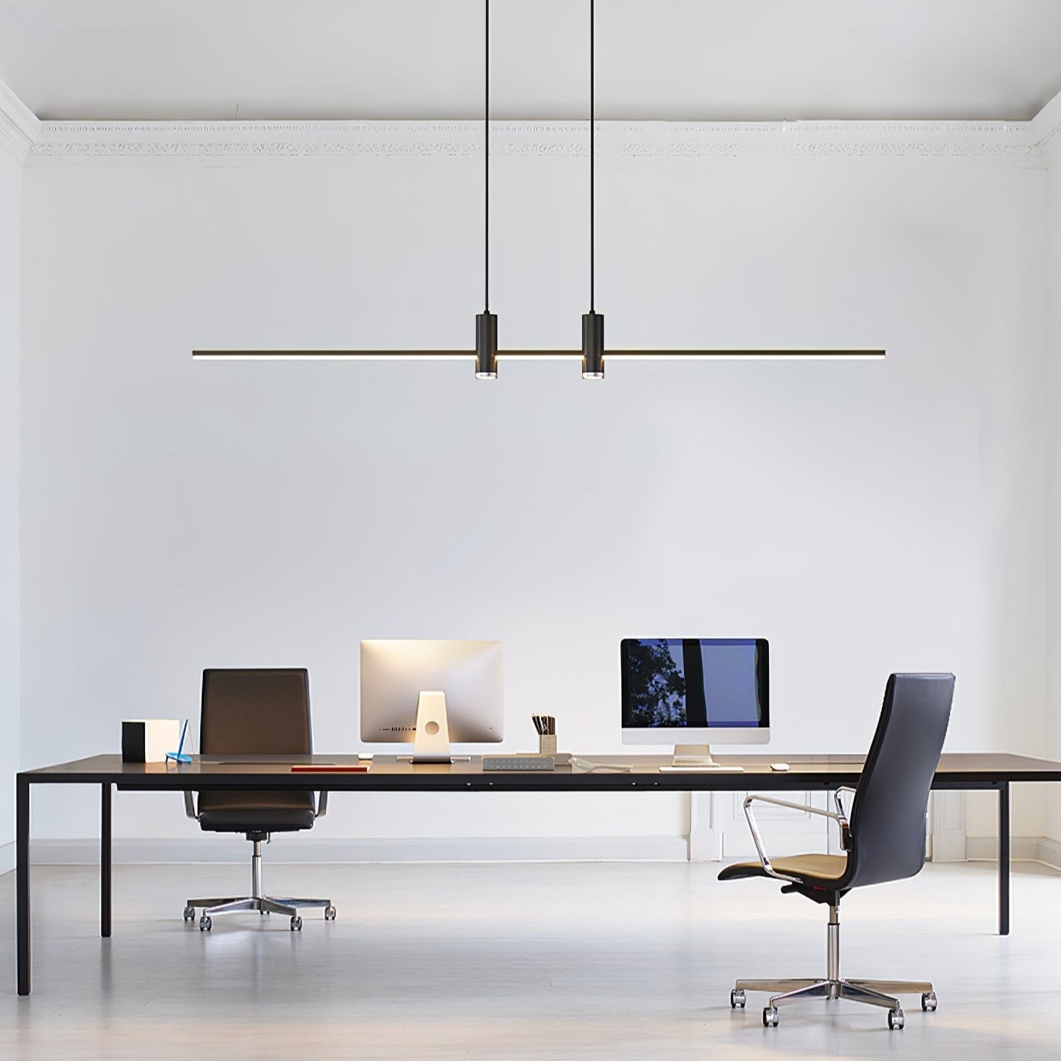 Linn | Minimalistyczna metalowa lampa wisząca