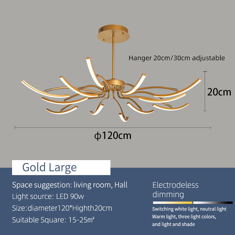 Arcova | Nowoczesna lampa sufitowa LED