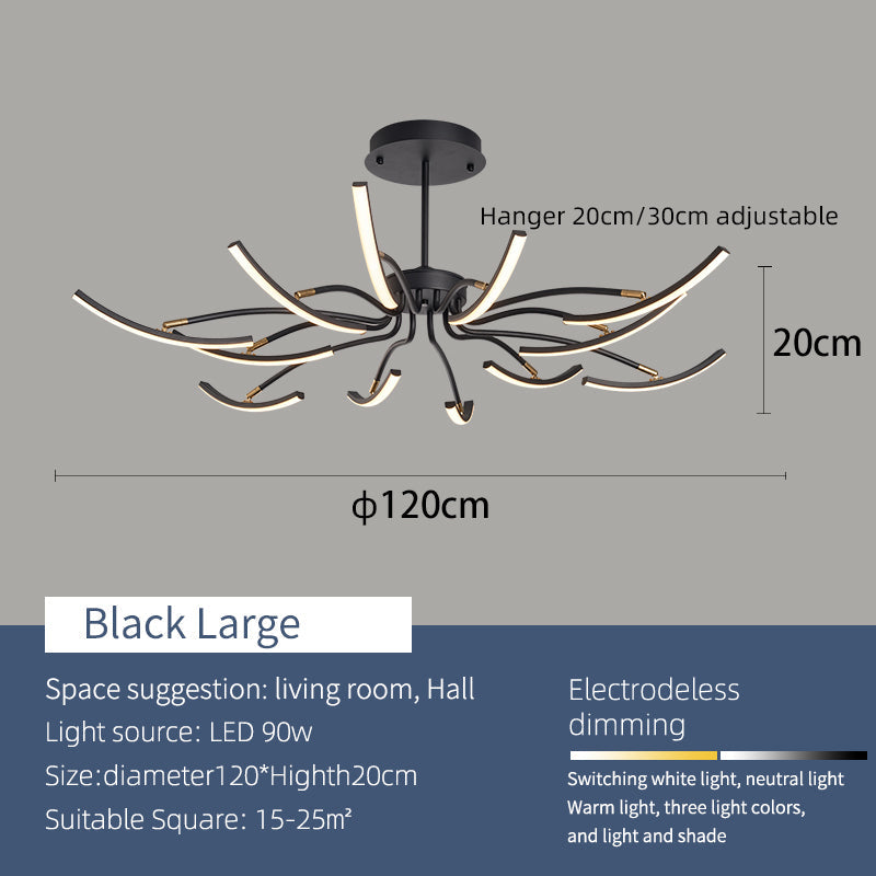 Arcova | Nowoczesna lampa sufitowa LED
