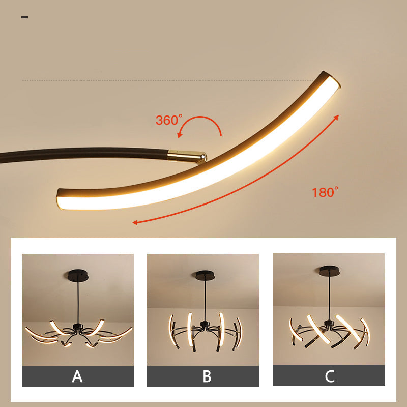 Arcova | Nowoczesna lampa sufitowa LED