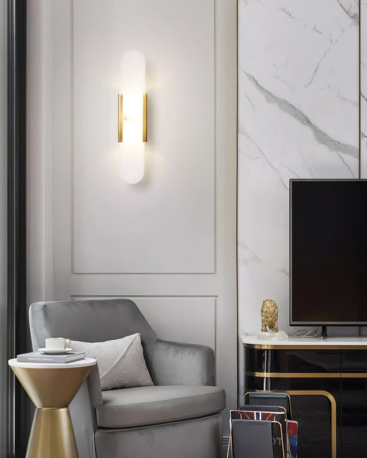 Marvella | Kinkiet LED z efektem marmuru