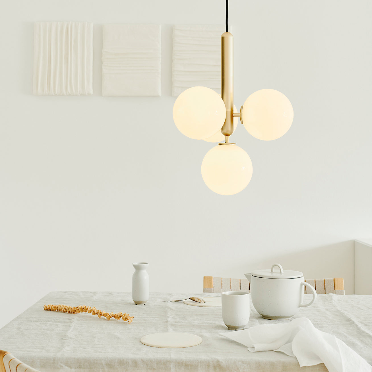 Lora | Nowoczesna szklana lampa wisząca o kulistym kształcie