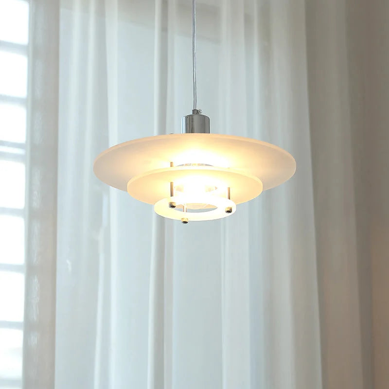 Luretta | czerwona lampa wisząca LED w stylu vintage
