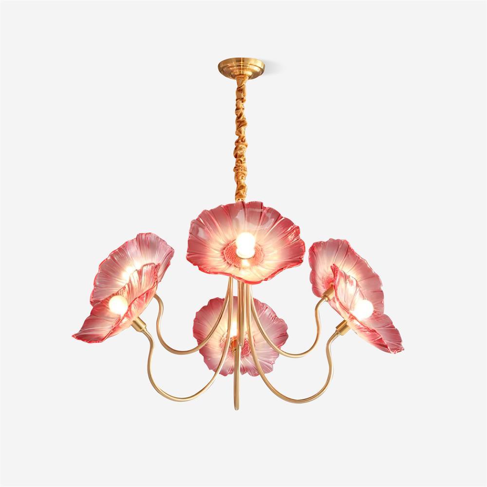 Rosalia – lampka sufitowa LED w kształcie kwiatu