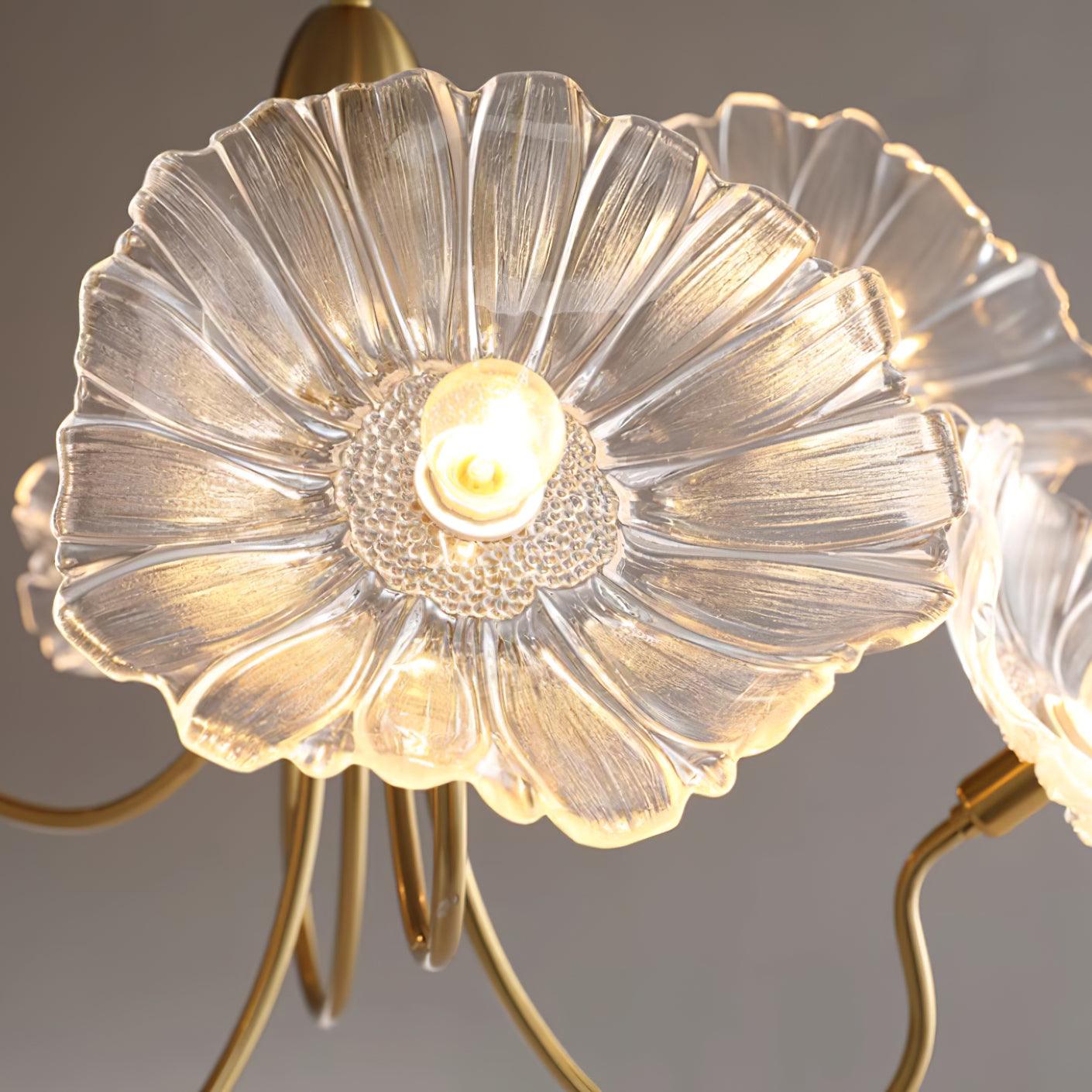 Rosalia – lampka sufitowa LED w kształcie kwiatu