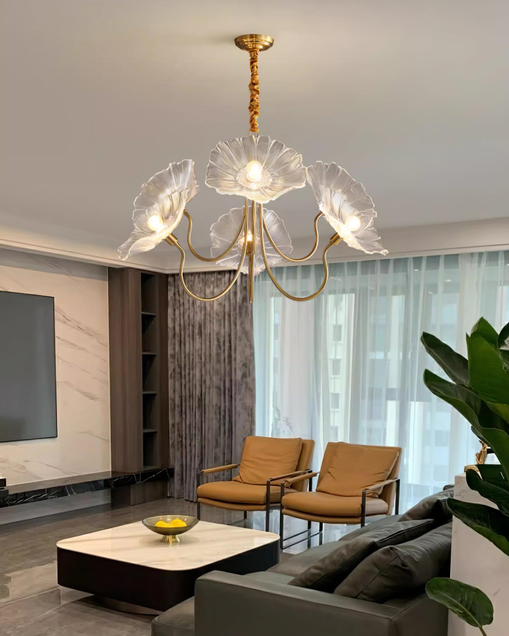 Rosalia – lampka sufitowa LED w kształcie kwiatu