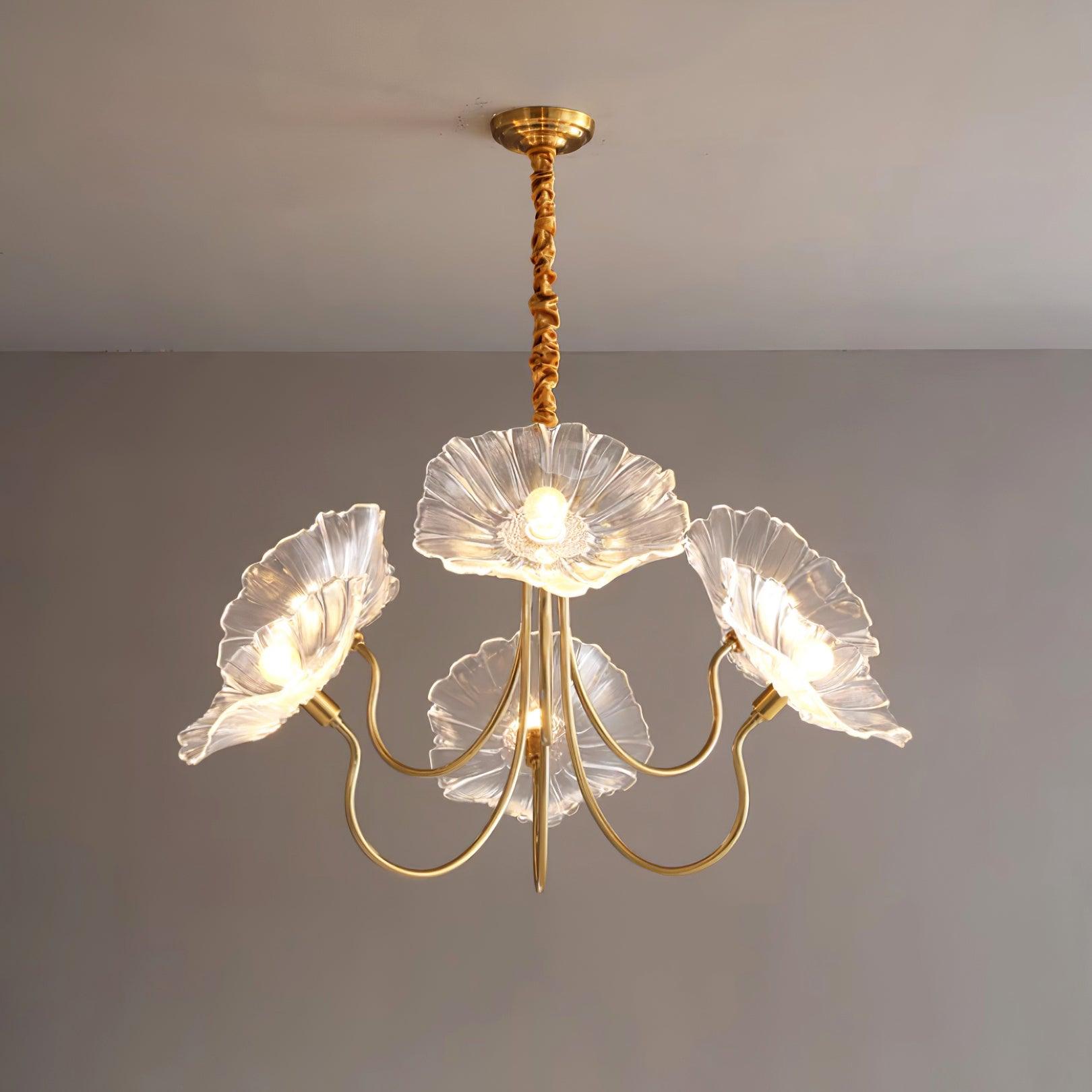 Rosalia – lampka sufitowa LED w kształcie kwiatu