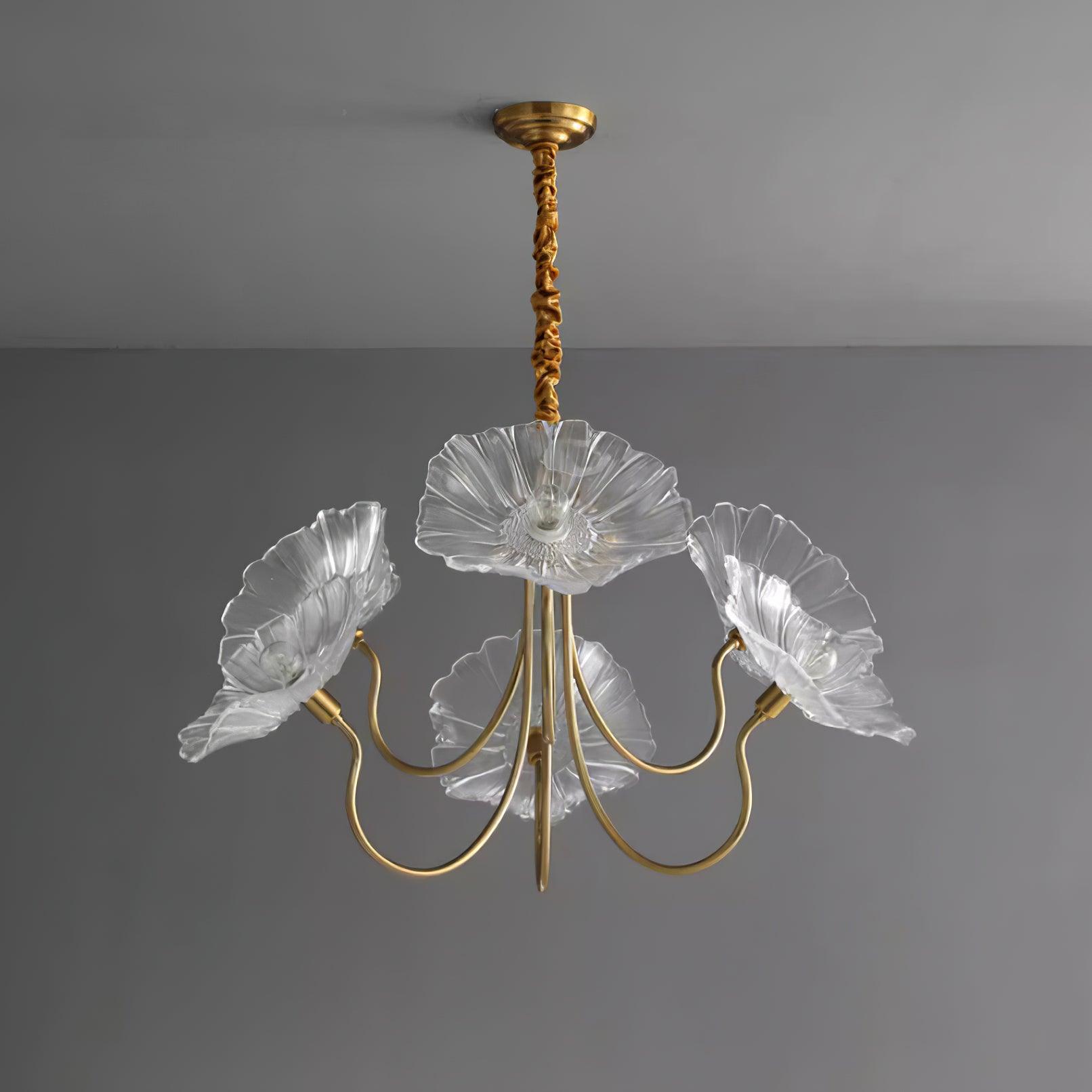 Rosalia – lampka sufitowa LED w kształcie kwiatu