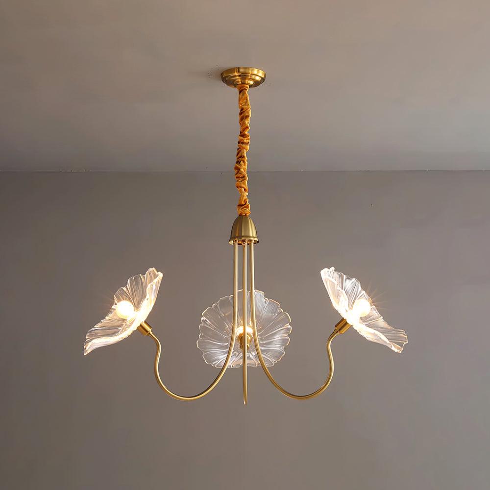 Rosalia – lampka sufitowa LED w kształcie kwiatu