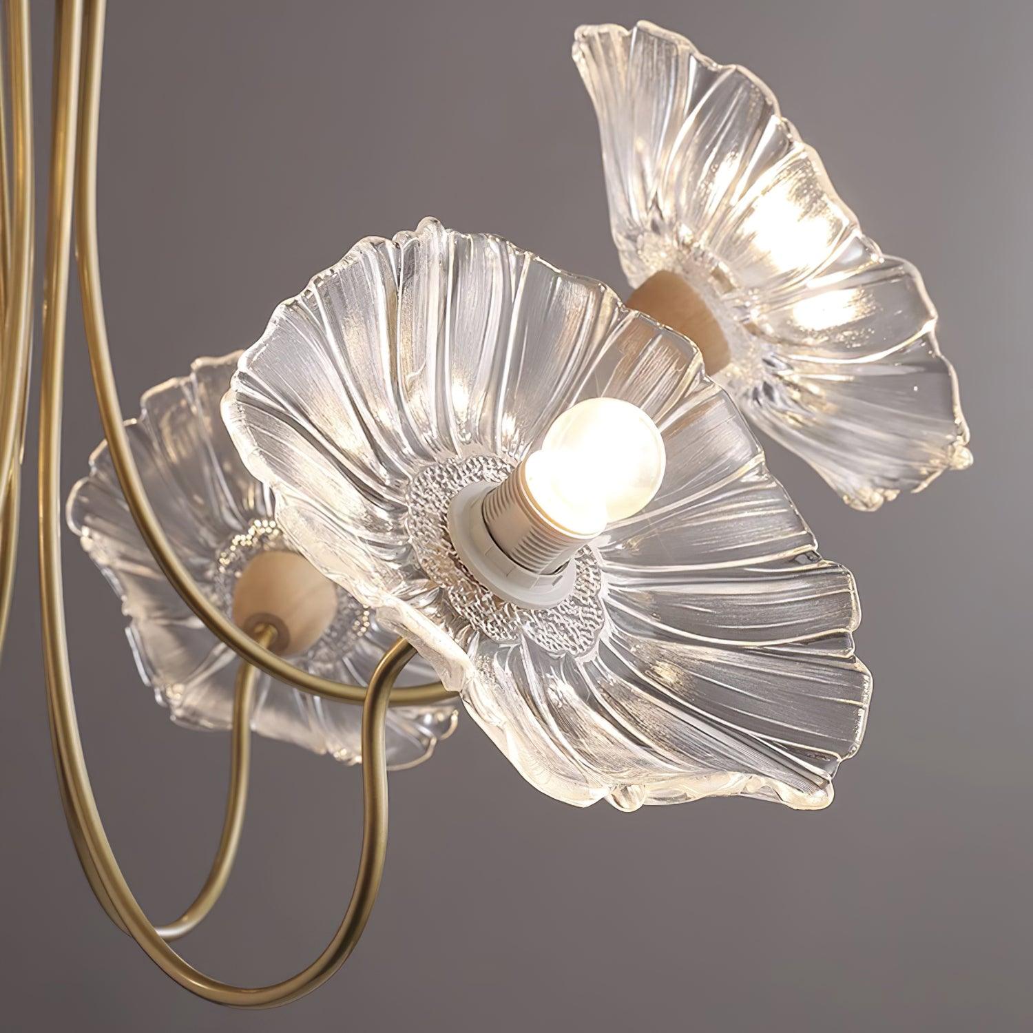 Rosalia – lampka sufitowa LED w kształcie kwiatu