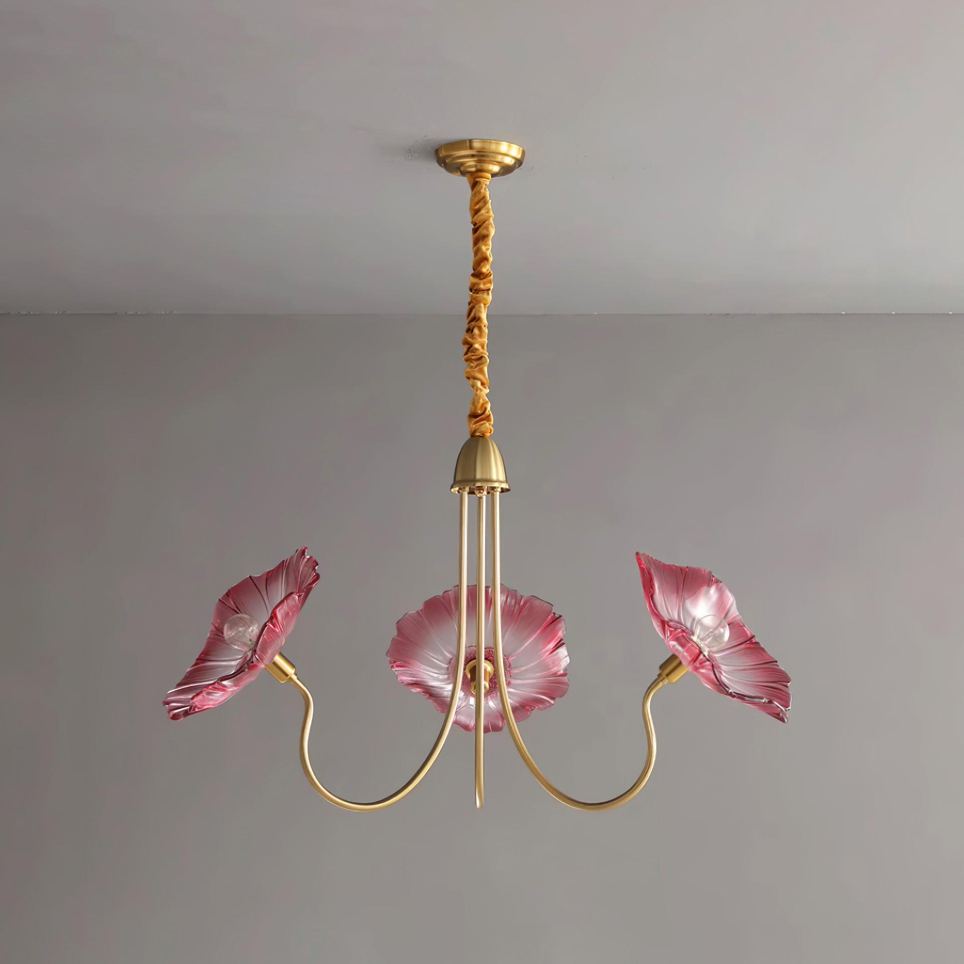 Rosalia – lampka sufitowa LED w kształcie kwiatu