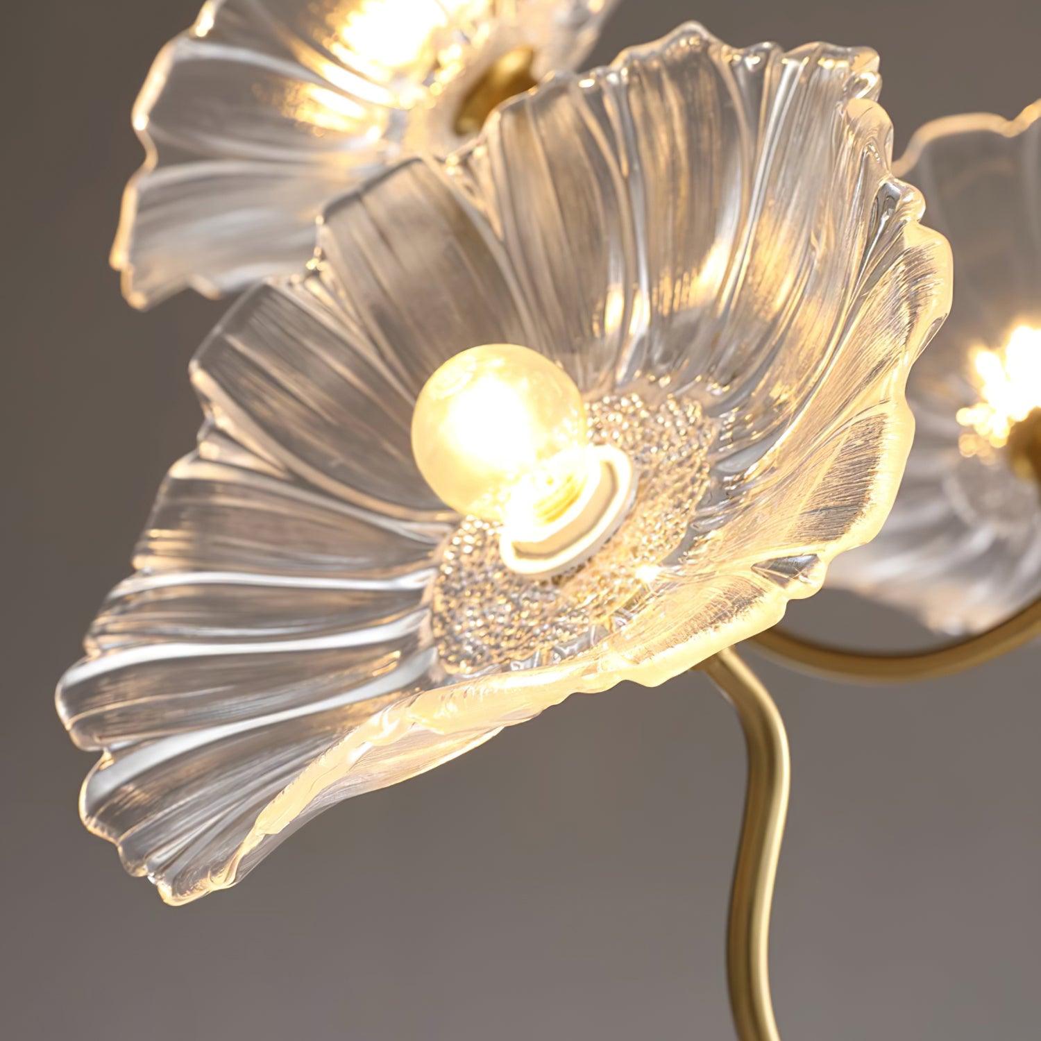 Rosalia – lampka sufitowa LED w kształcie kwiatu