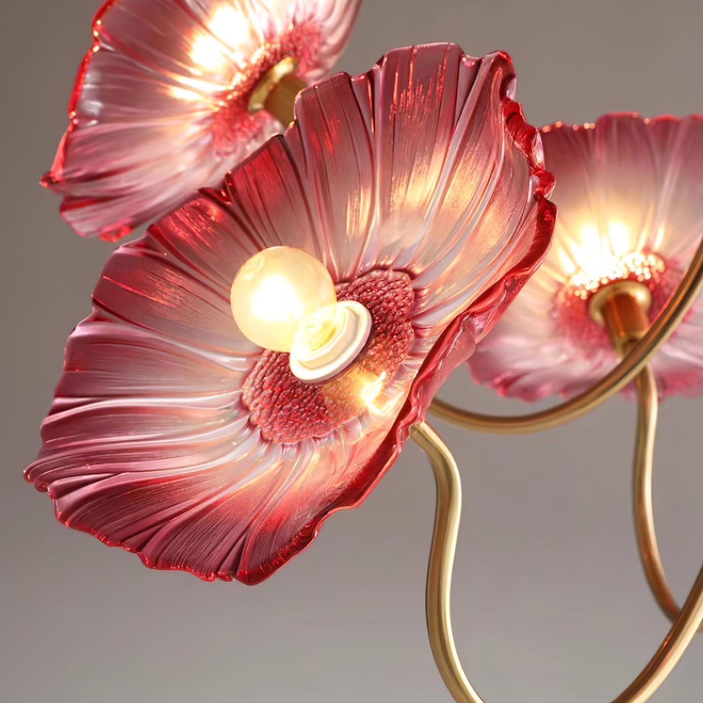 Rosalia – lampka sufitowa LED w kształcie kwiatu