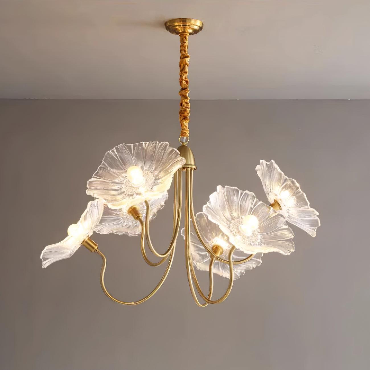 Rosalia – lampka sufitowa LED w kształcie kwiatu