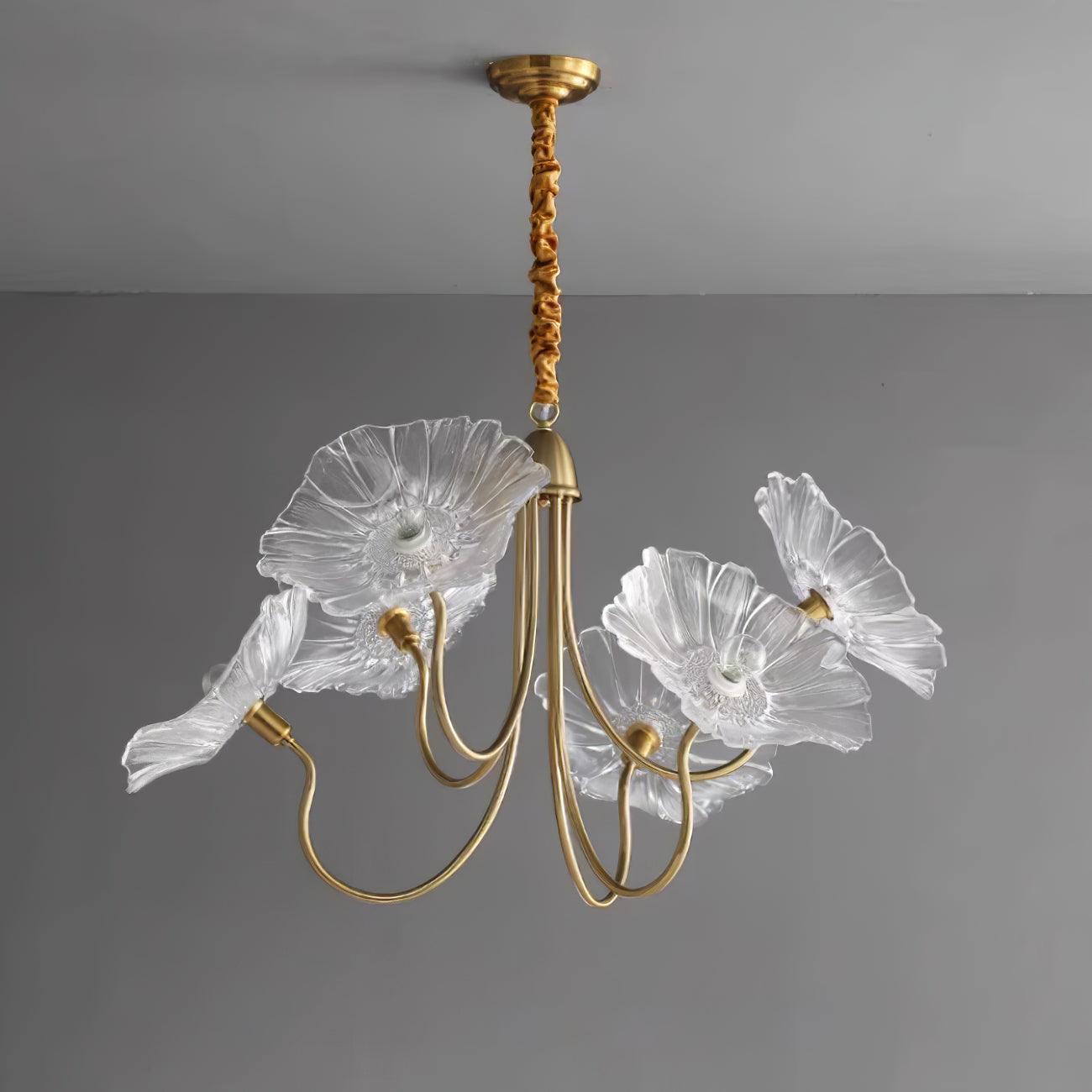 Rosalia – lampka sufitowa LED w kształcie kwiatu