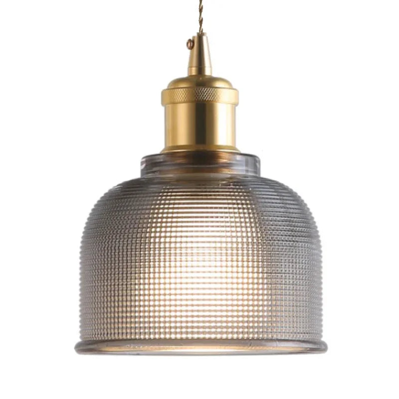 Ambera | Lampa wisząca o strukturze szklanej