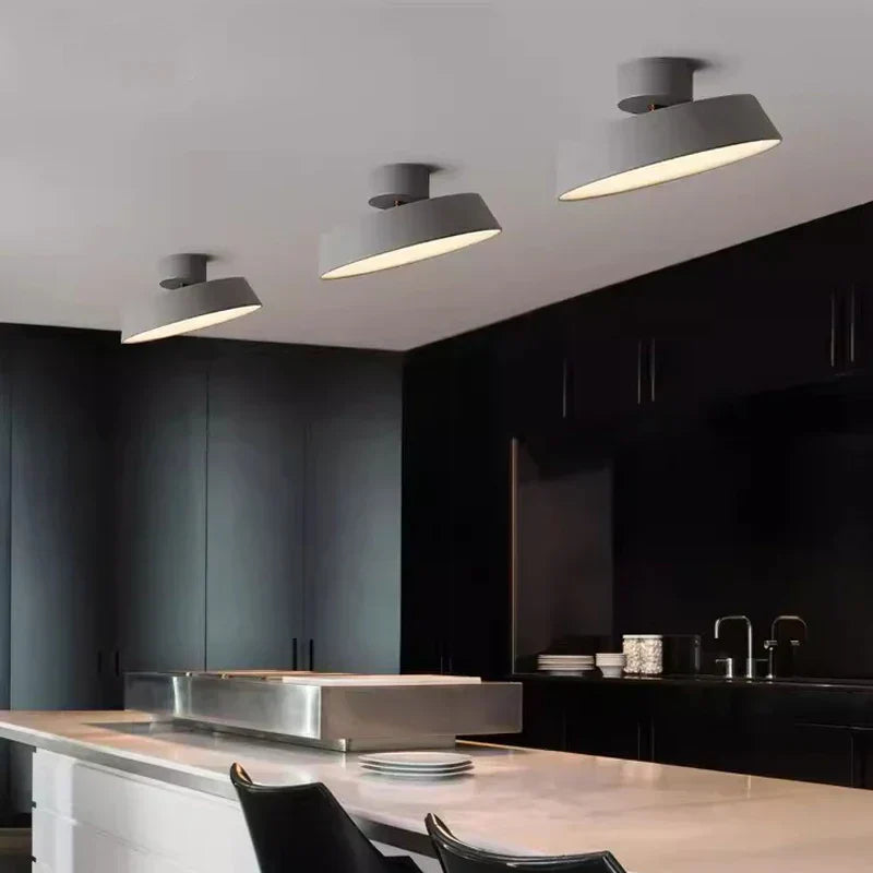 Nordycka | Prosta okrągła lampa sufitowa LED