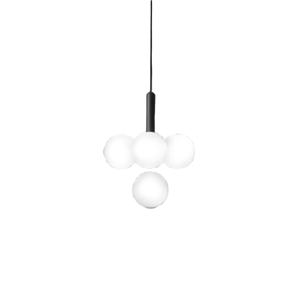 Lora | Nowoczesna szklana lampa wisząca o kulistym kształcie
