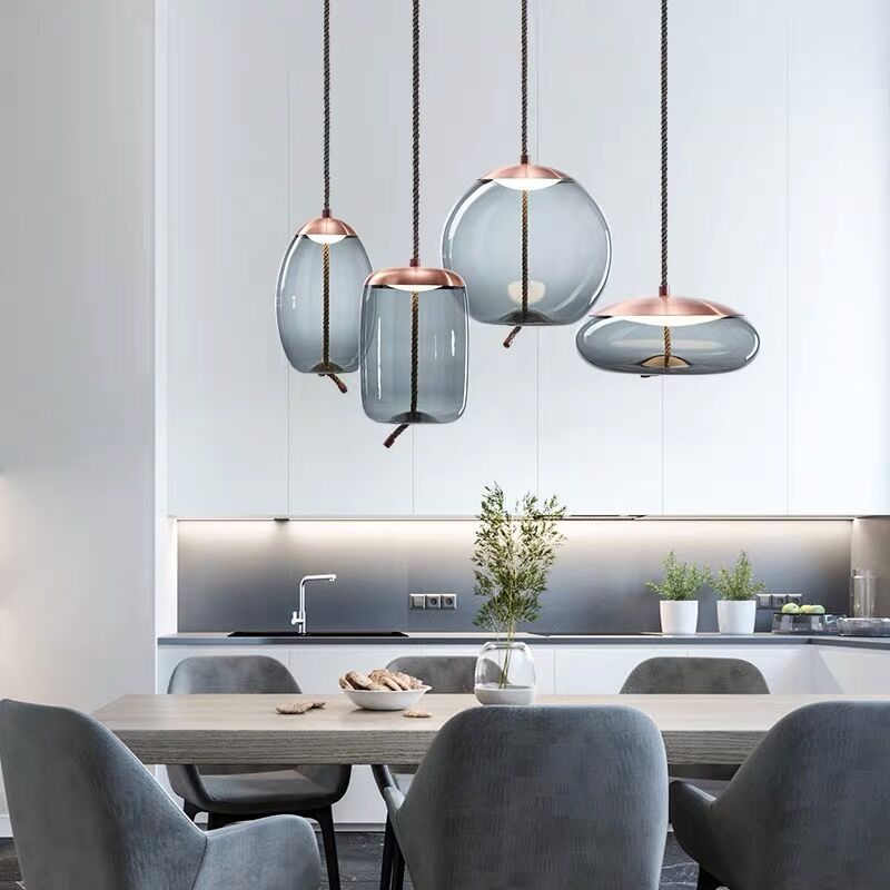 Veyora | Lampa wisząca z ręcznie dmuchanego szkła