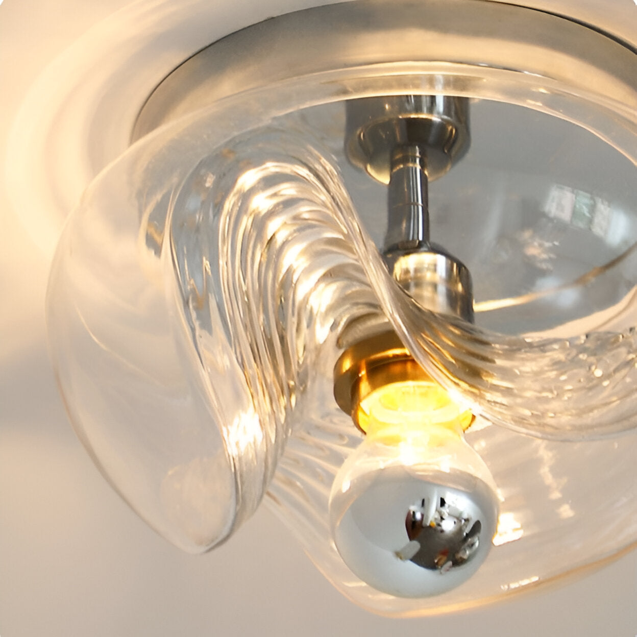 Lumière | Francuska lampa sufitowa w stylu vintage Bauhaus