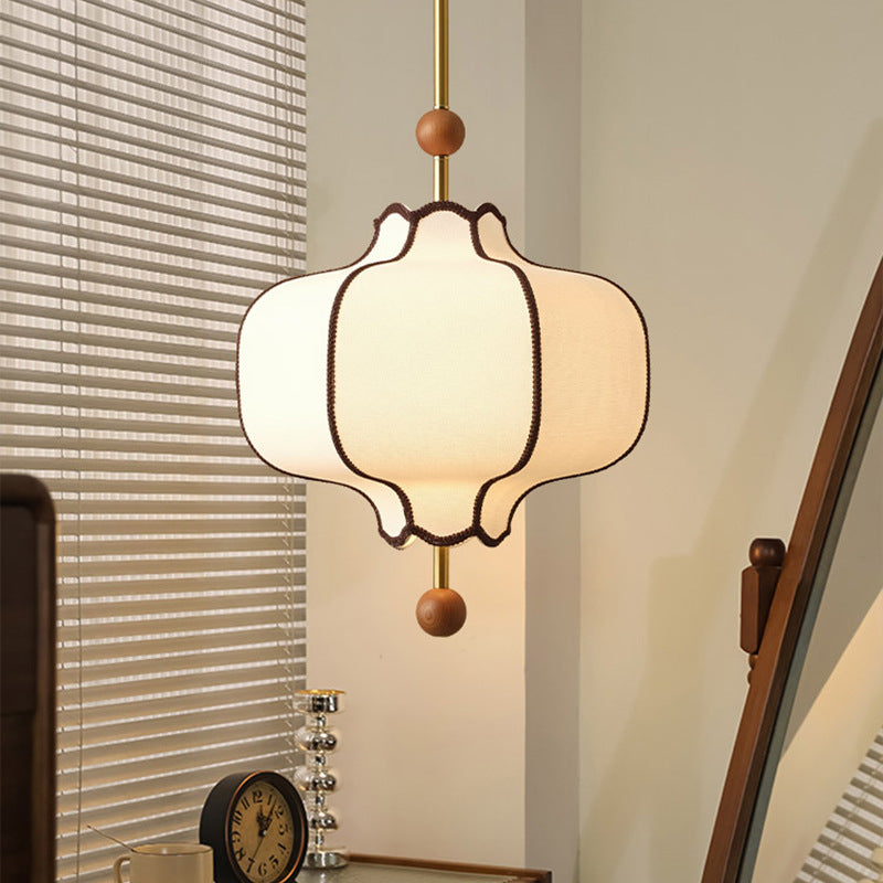 Lica | Minimalistyczna skandynawska lampa wisząca z tkaniny