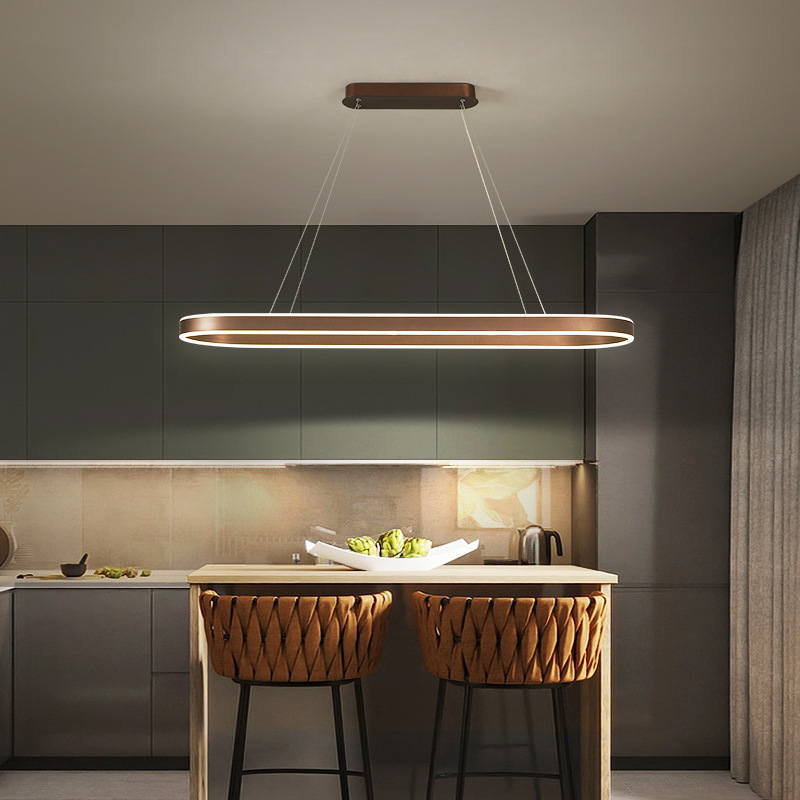 Ellara | Owalna lampa wisząca LED