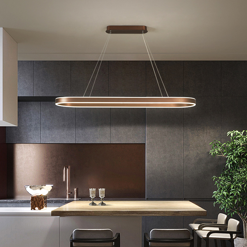 Ellara | Owalna lampa wisząca LED