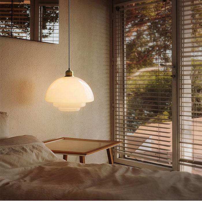 Orvella |  Szklana lampa wisząca w stylu art déco