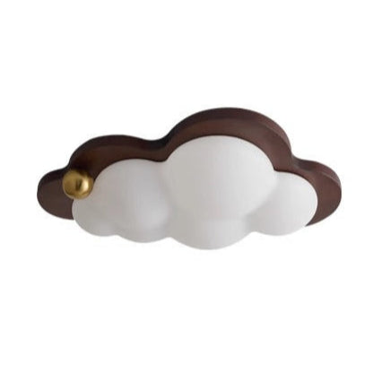 Loft | Drewniana lampa sufitowa LED