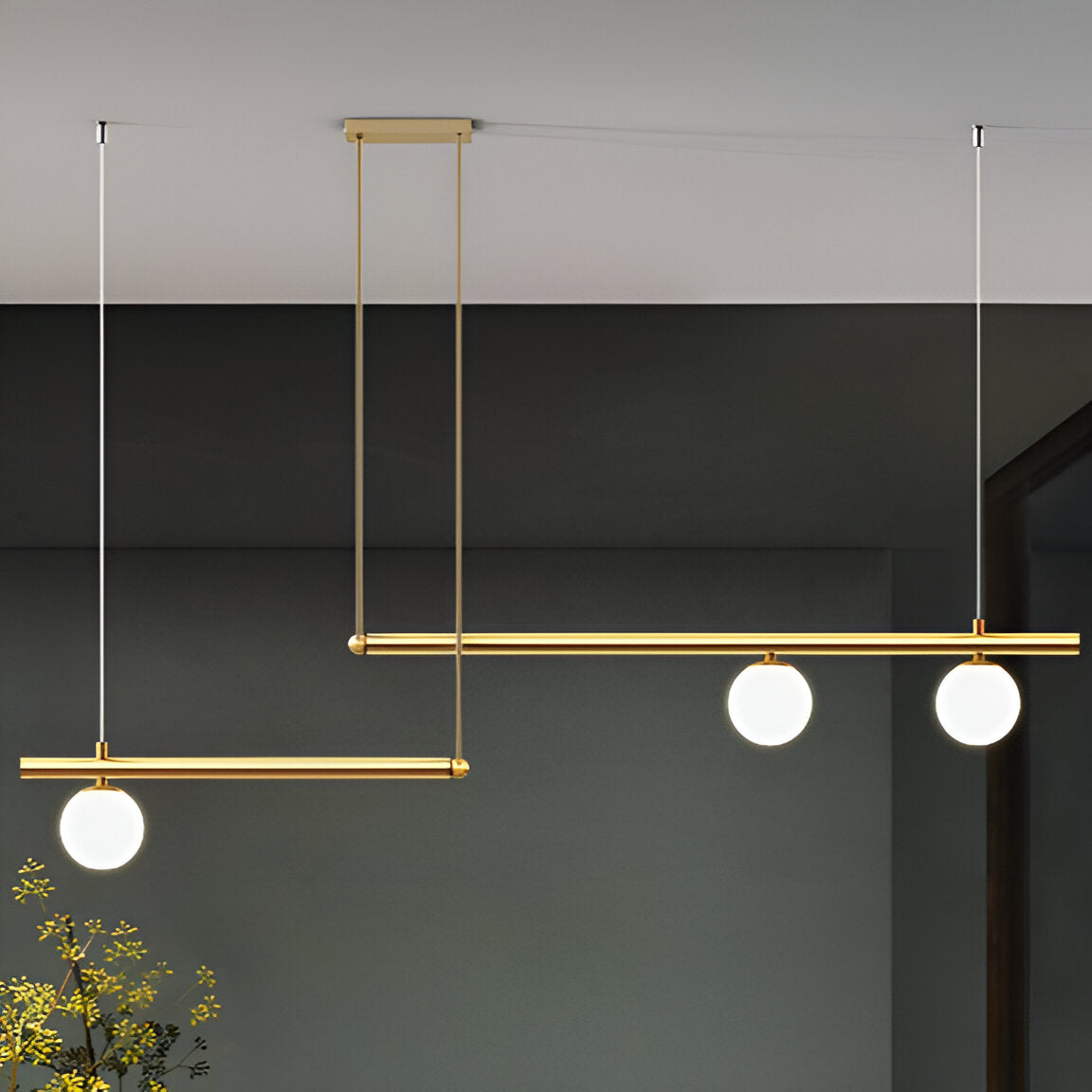 Lana | Nordic Linear Lampa wisząca do stołu jadalnego
