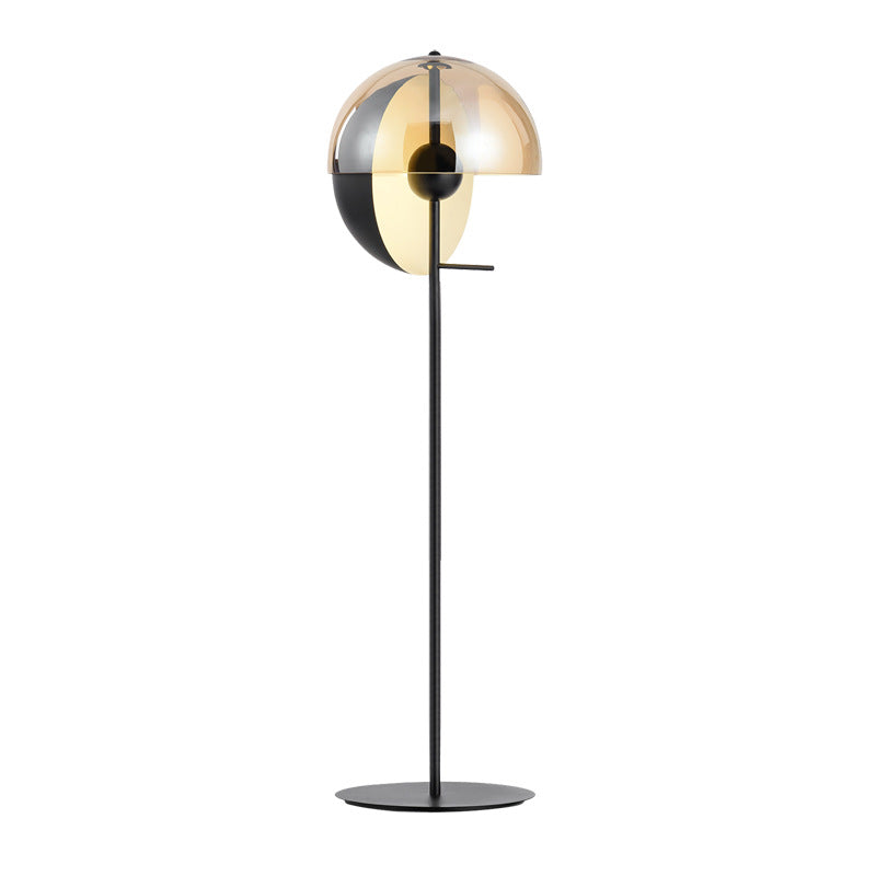 Arvella | Lampa podłogowa w stylu retro o półkulistym kształcie
