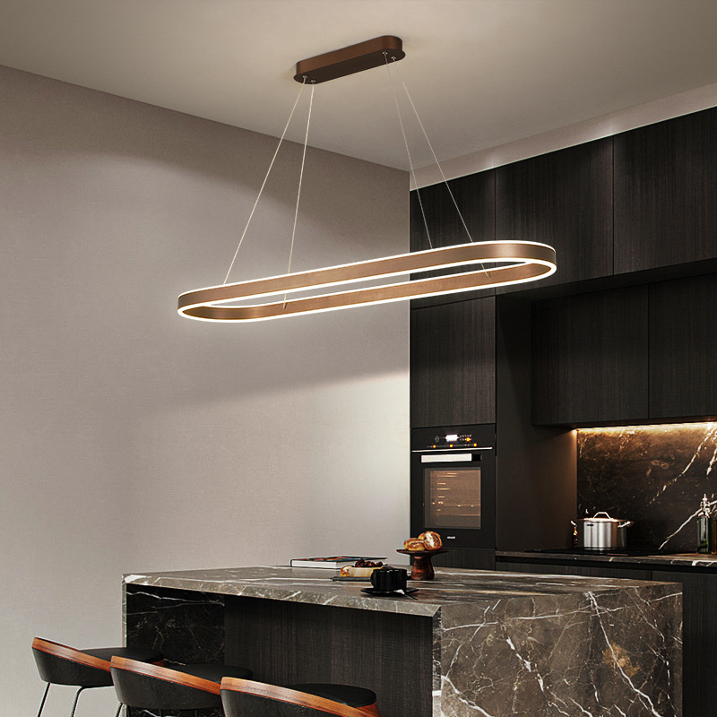 Ellara | Owalna lampa wisząca LED