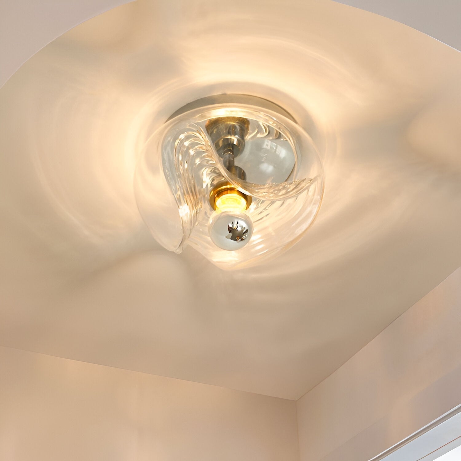 Lumière | Francuska lampa sufitowa w stylu vintage Bauhaus