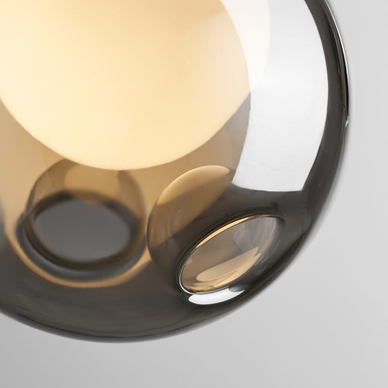 Elyra | Lampa wisząca z kulą ze szkła lustrzanego