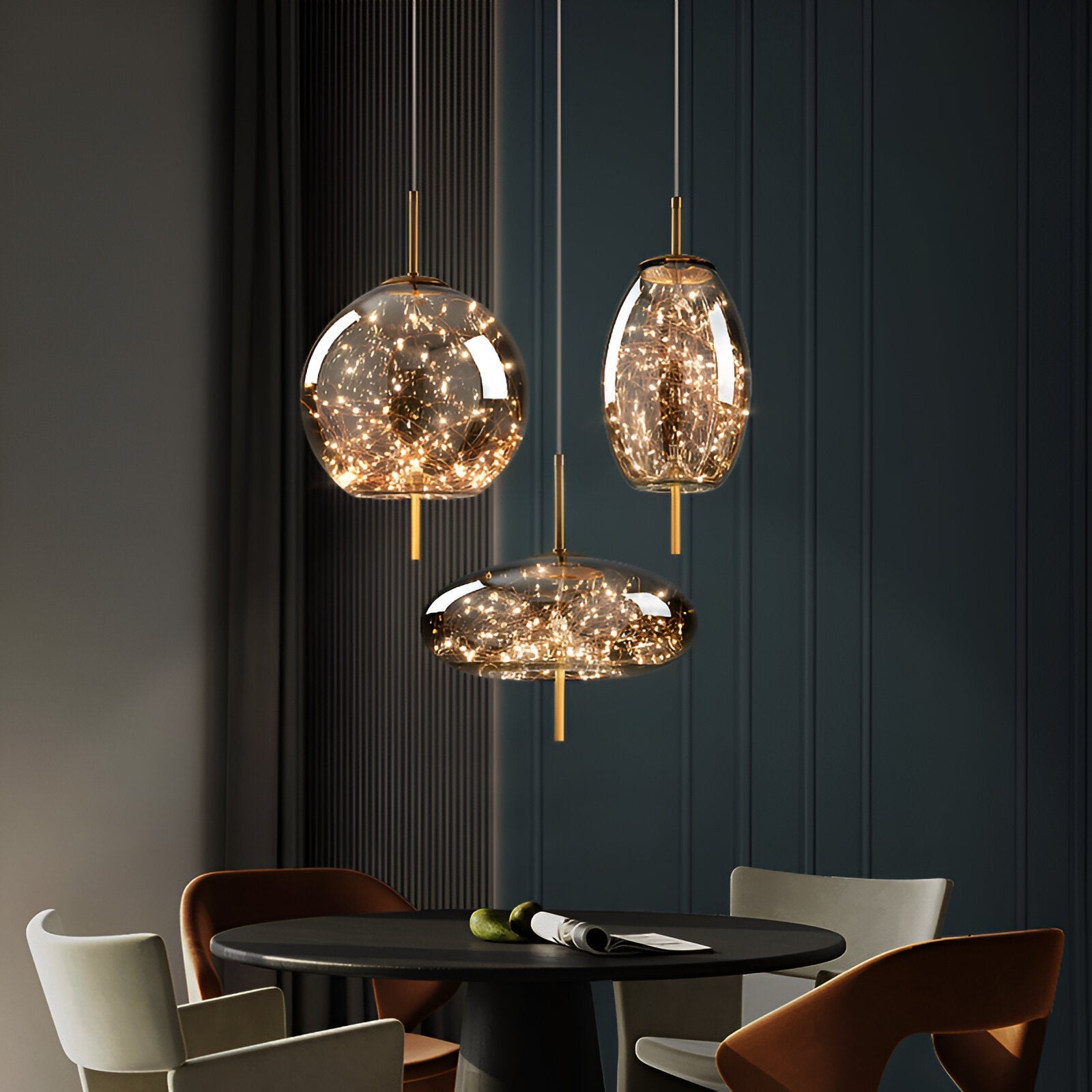 Aurora | Szklana lampa wisząca LED Nordic
