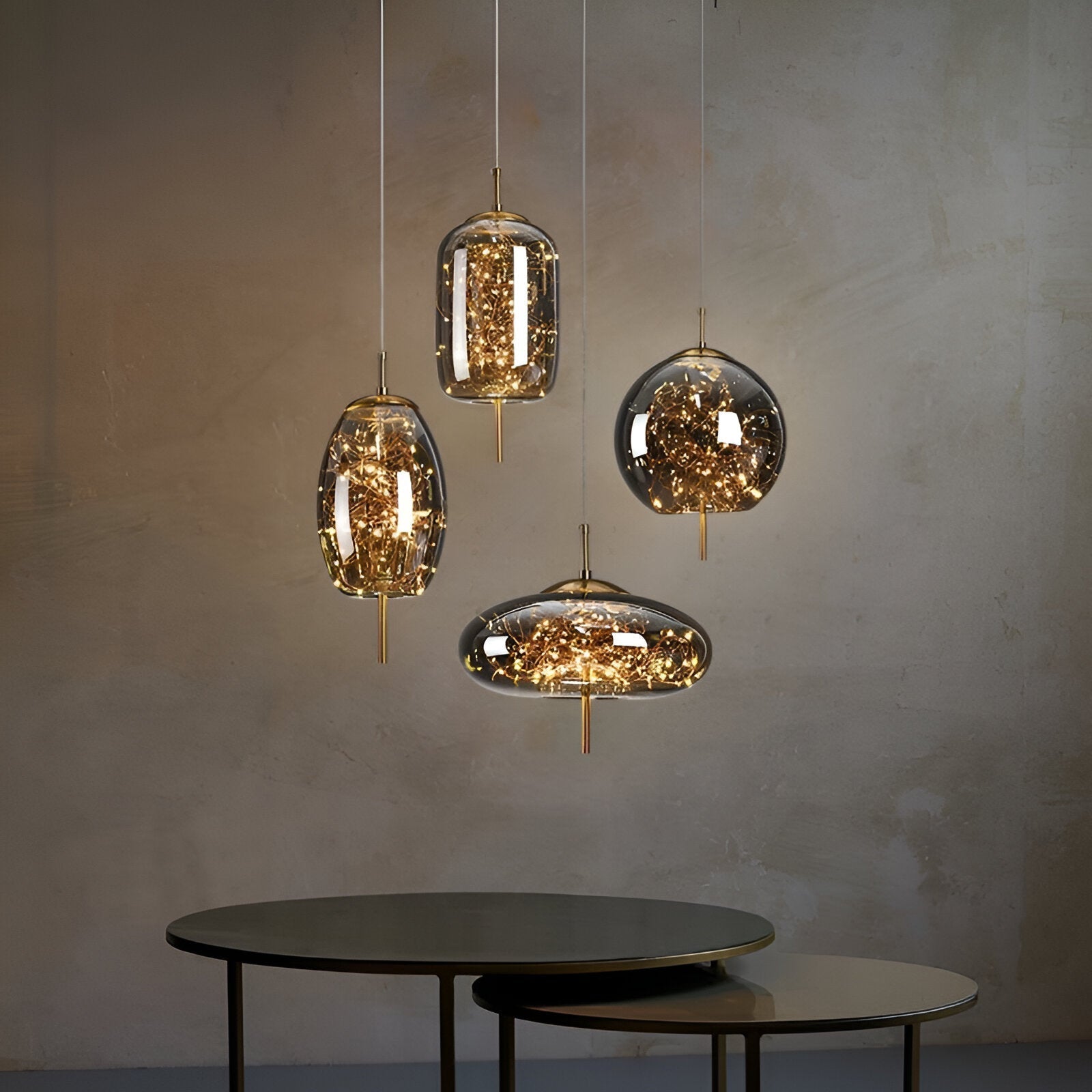 Aurora | Szklana lampa wisząca LED Nordic