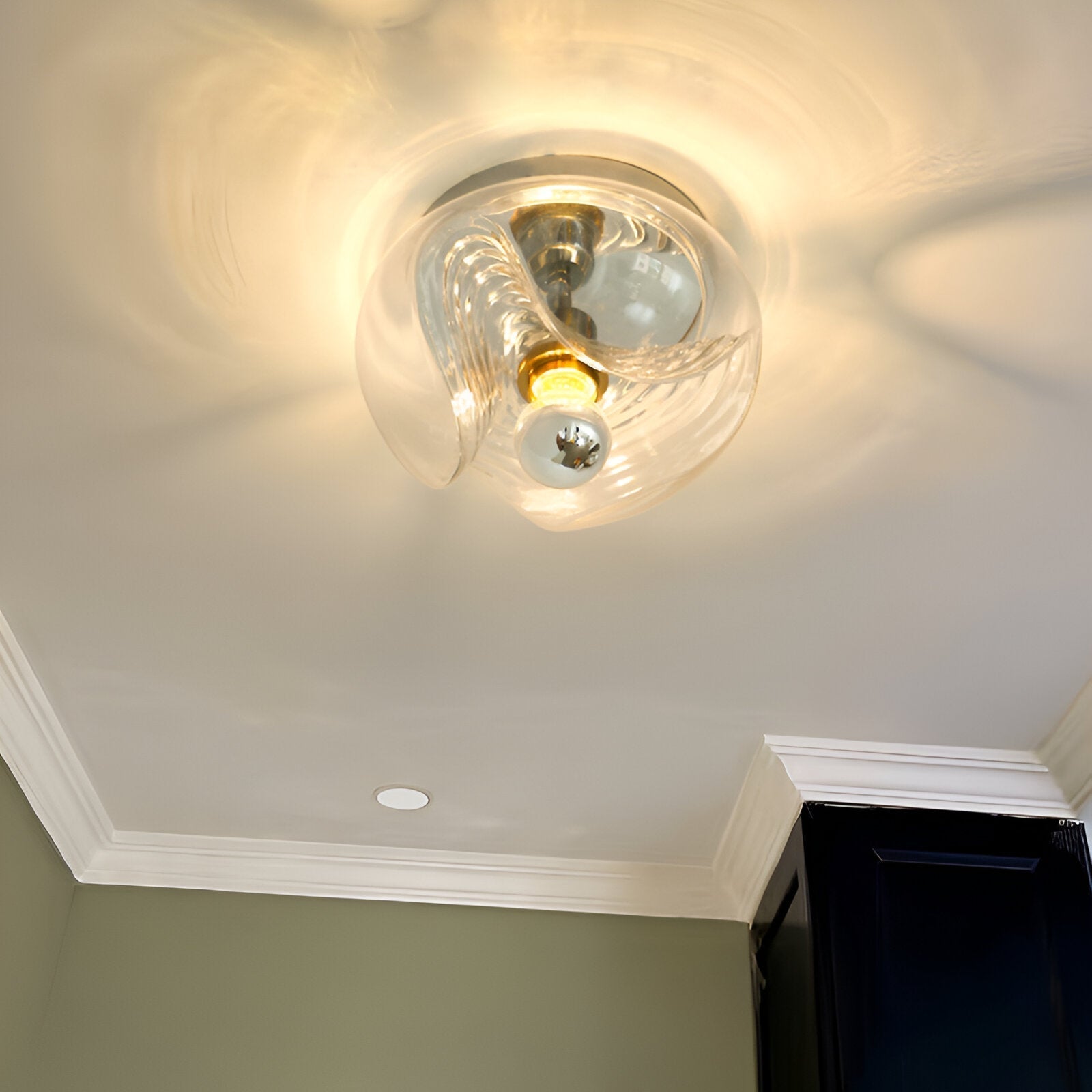 Lumière | Francuska lampa sufitowa w stylu vintage Bauhaus