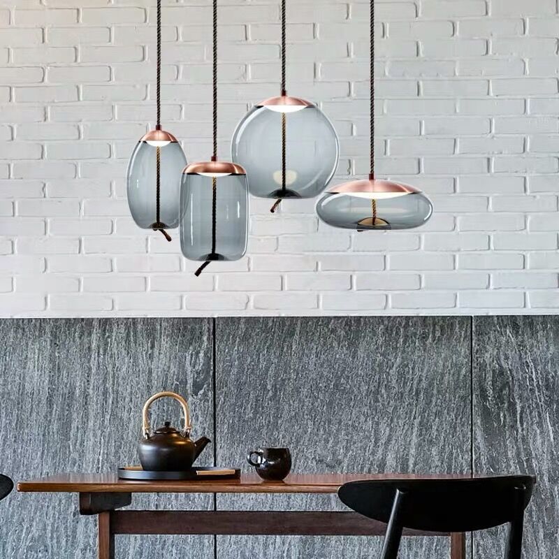Veyora | Lampa wisząca z ręcznie dmuchanego szkła