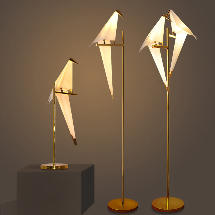 Origami | Magnetyczna lampa w kształcie ptaka