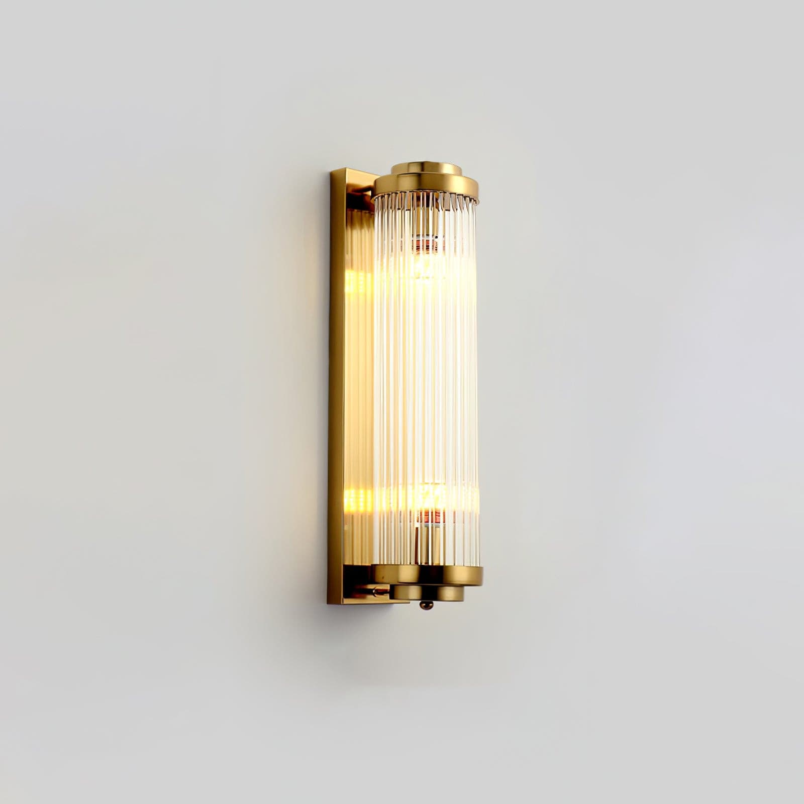 Retro | Szklana lampa ścienna LED w stylu vintage