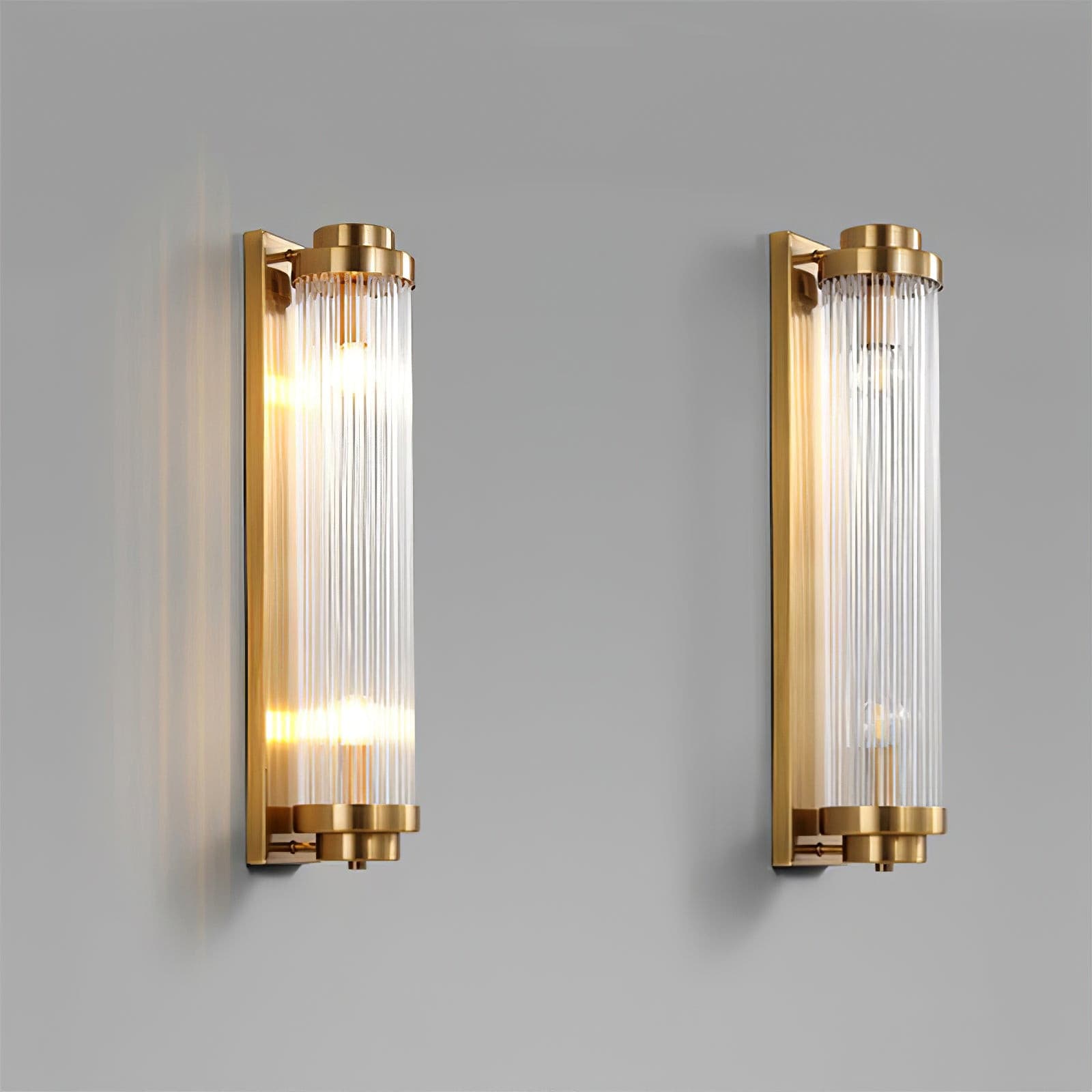 Retro | Szklana lampa ścienna LED w stylu vintage